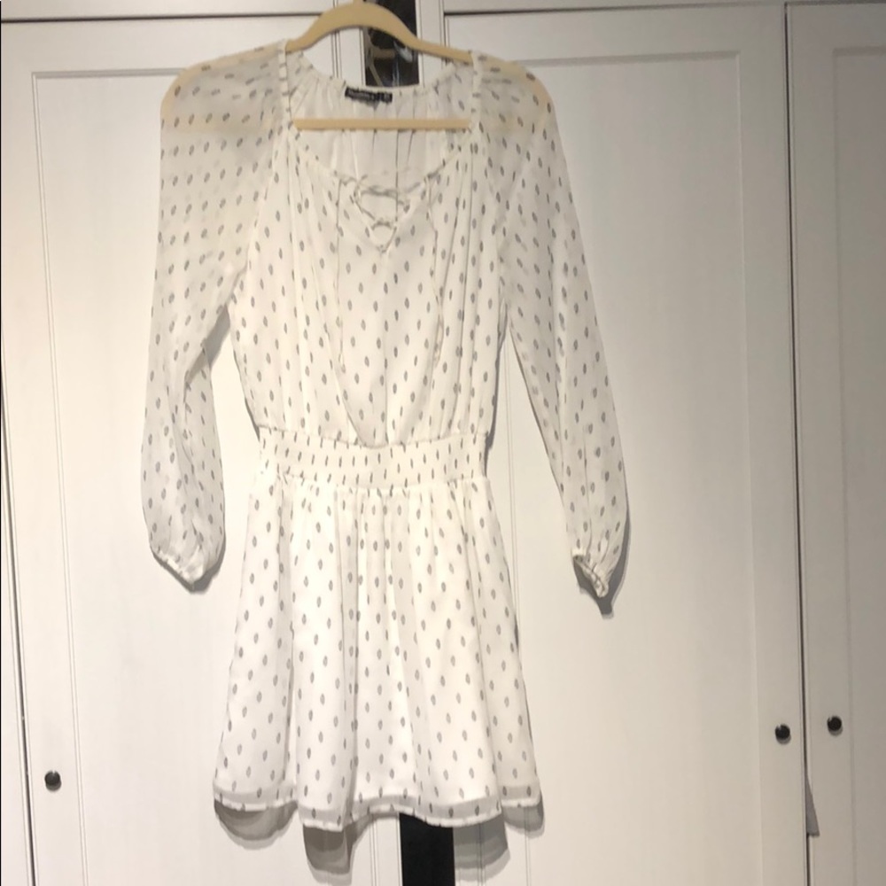White boho dress